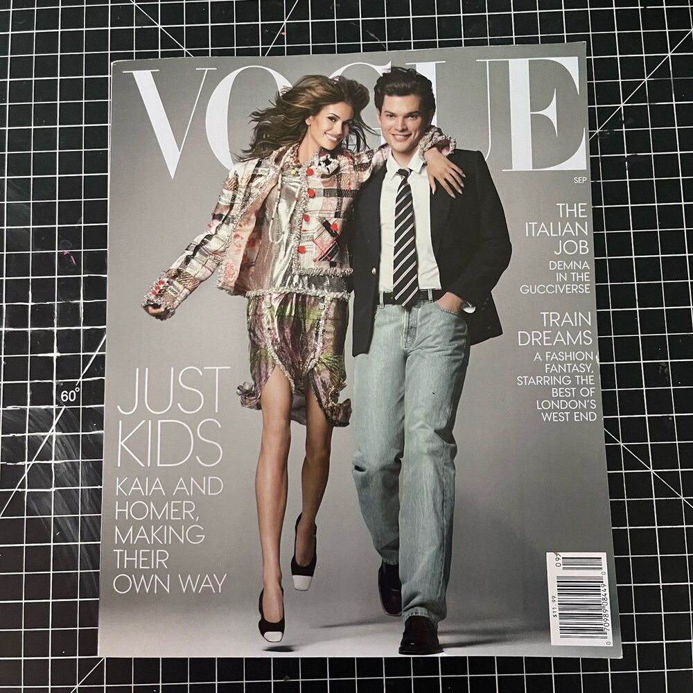 KAIA GERBER - HOMER GERE  Vogue Magazine  September 2026 -Fall Fashion  **NEW**
